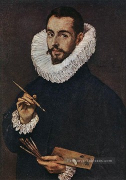  Artist Tableaux - Portrait des artistes Son Jorge Manuel maniérisme espagnol Renaissance El Greco